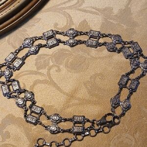 Heavy Quality Silver Chain Belt